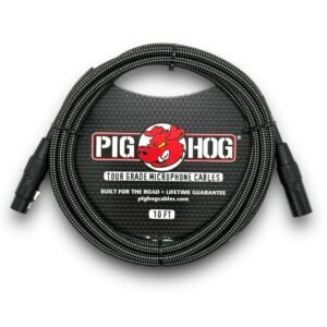 PIG HOG PHMBKW系列公母頭麥克風線 編織款 訊號線 XLR導線 | 10FT/20FT 終身保固
