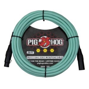 PIG HOG PHMH系列公母頭麥克風線 六角形款 彩色 XLR導線 訊號線 | 10FT／20FT｜終身保固