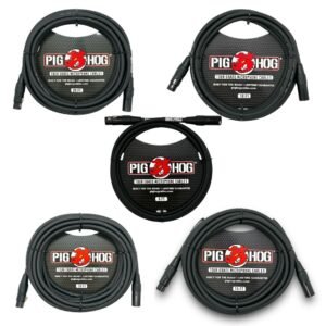 PIG HOG PHM系列公母頭麥克風線 訊號線 XLR導線 | 6FT/10FT/15FT/20FT/30FT 終身保固
