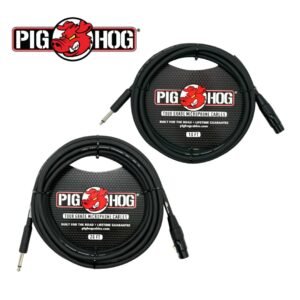 PIG HOG PHMZ系列 XLR接6.3頭麥克風線 訊號線 XLR to 6.3導線 | 10FT/20FT 終身保固