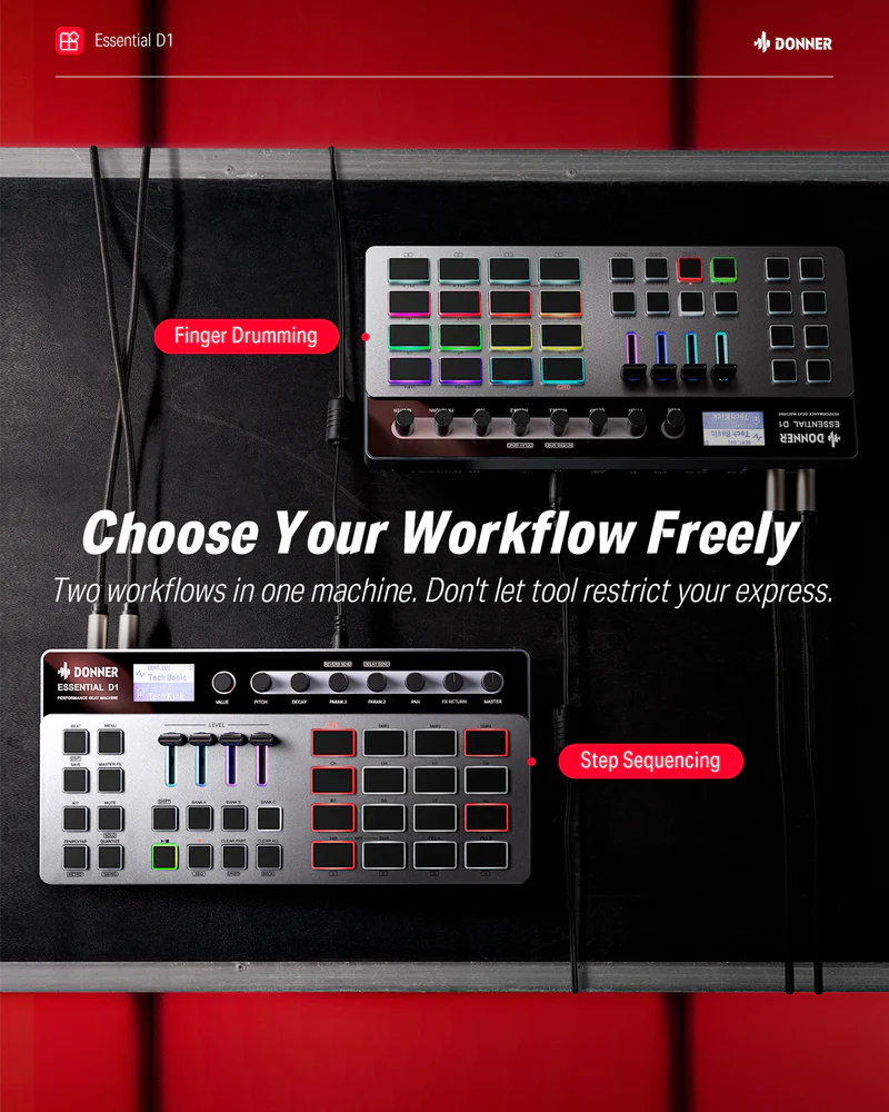 Donner Essential D1 雙模式工作流程