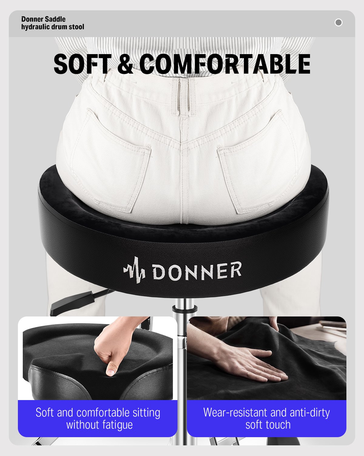 Donner DHT-250 記憶泡棉坐墊