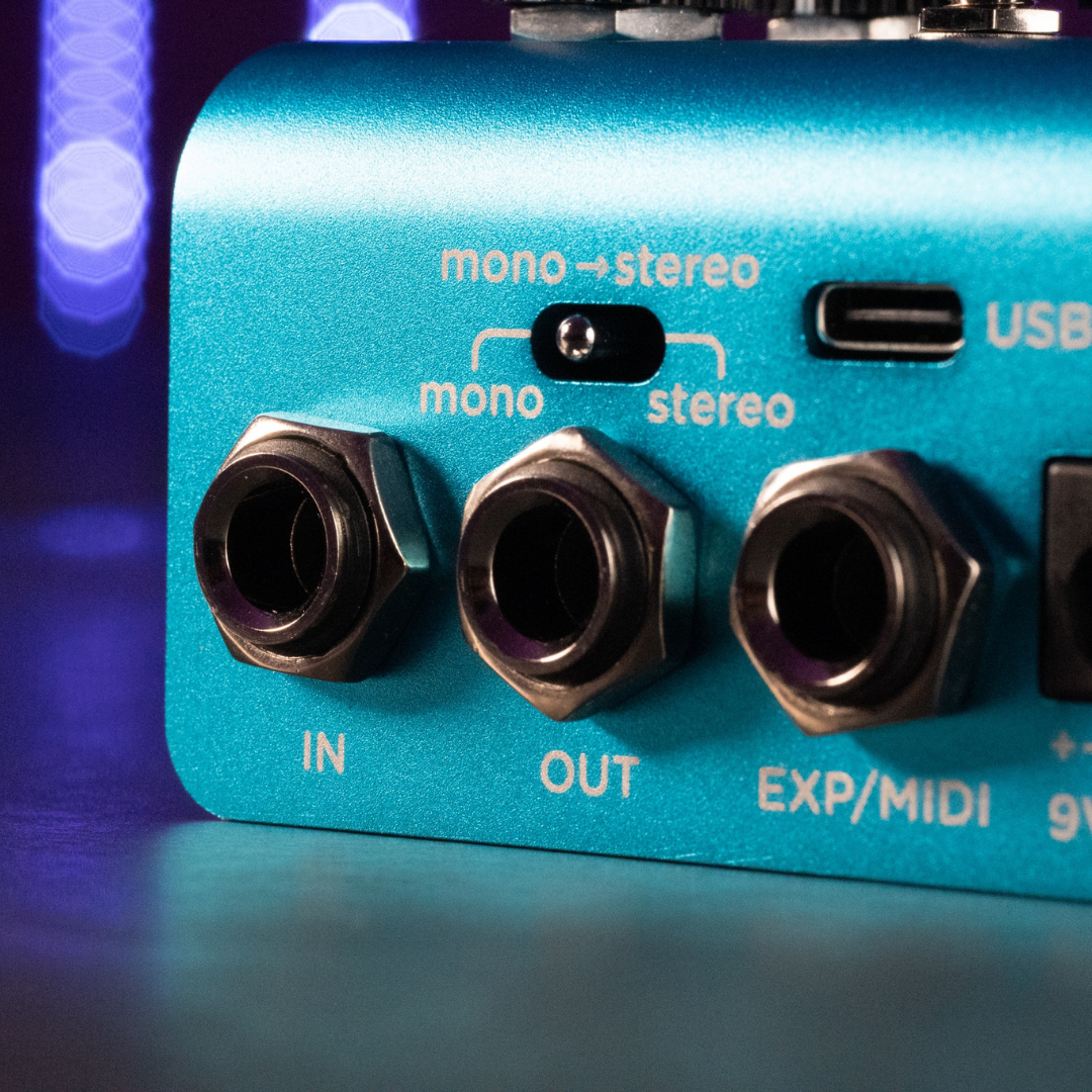 Strymon Cloudburst MIDI 與立體聲連接