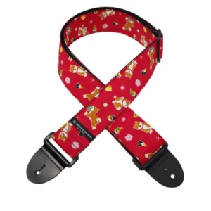 Daiking | 吉他/BASS 背帶 SELECT BIAS | 紅底柴犬