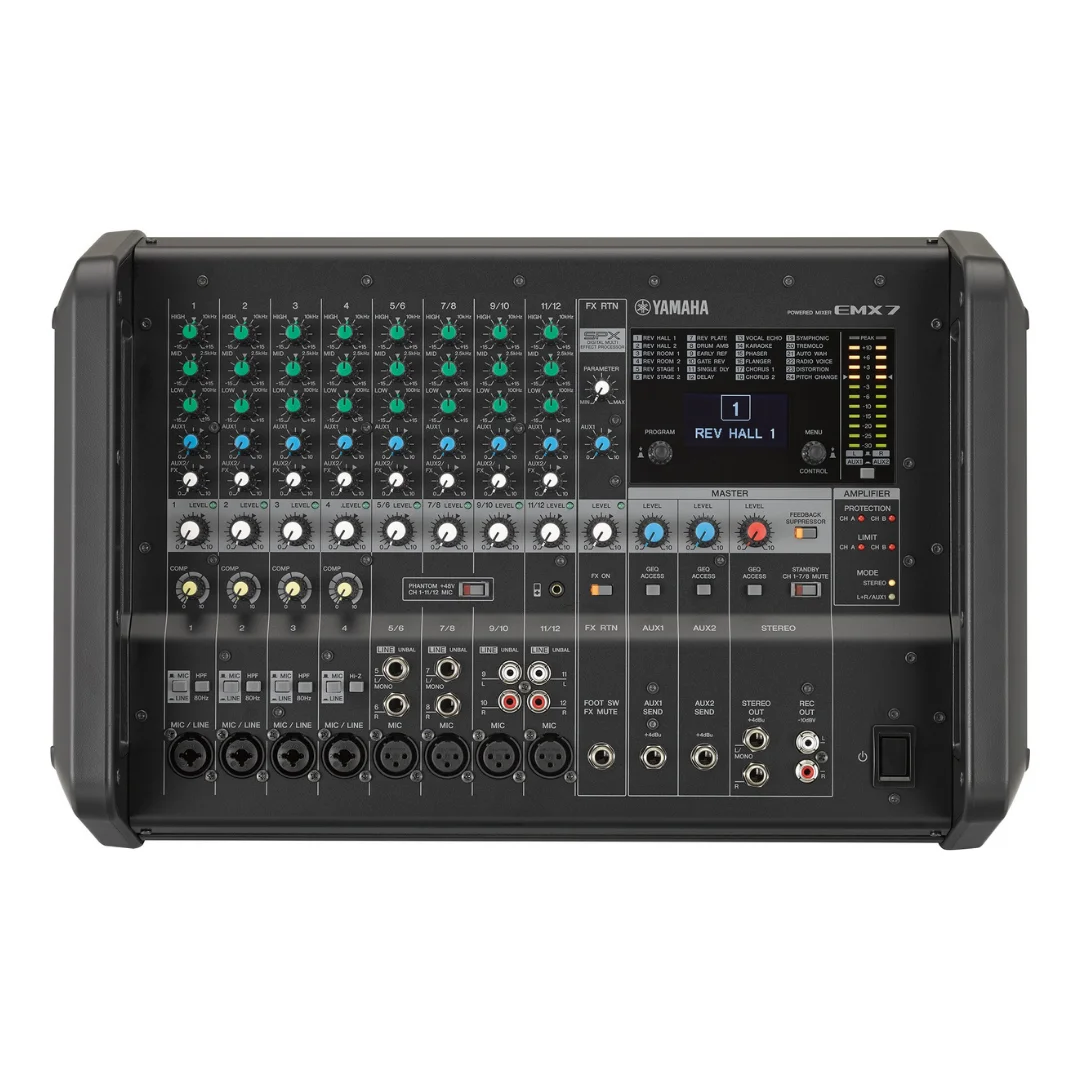 Yamaha | EMX7 功率混音機 | 710W 擴大輸出