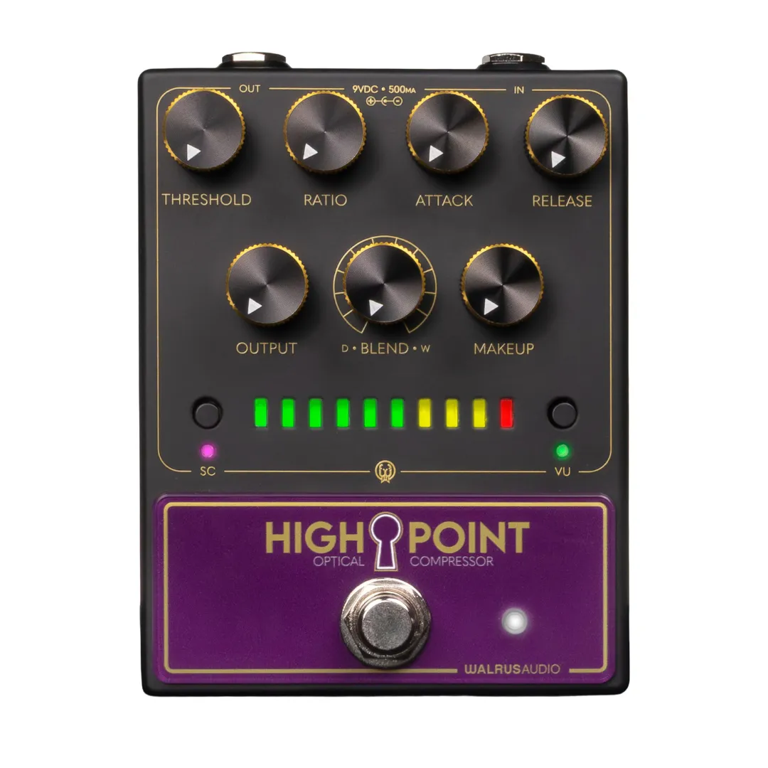Walrus Audio | Highpoint Analog Optical Compressor | 類比光學壓縮效果器