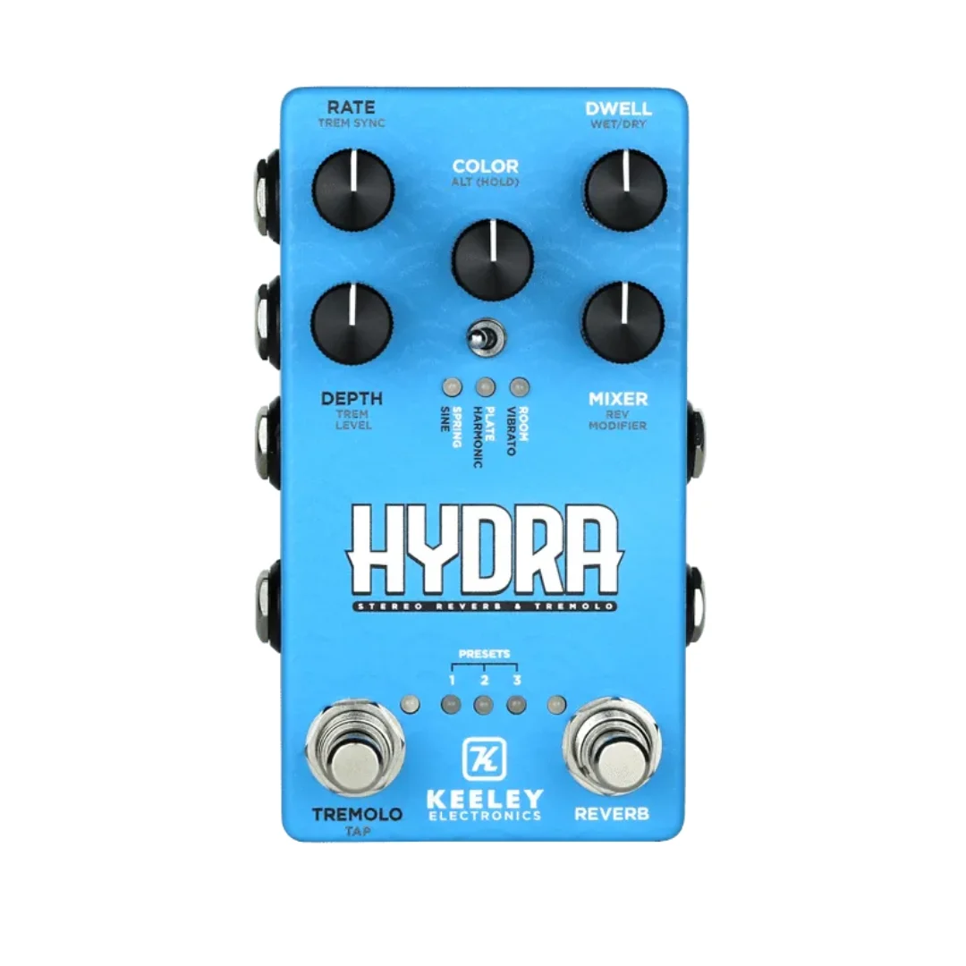 Keeley | HYDRA Stereo Reverb & Tremolo | Reverb Tremolo 效果器