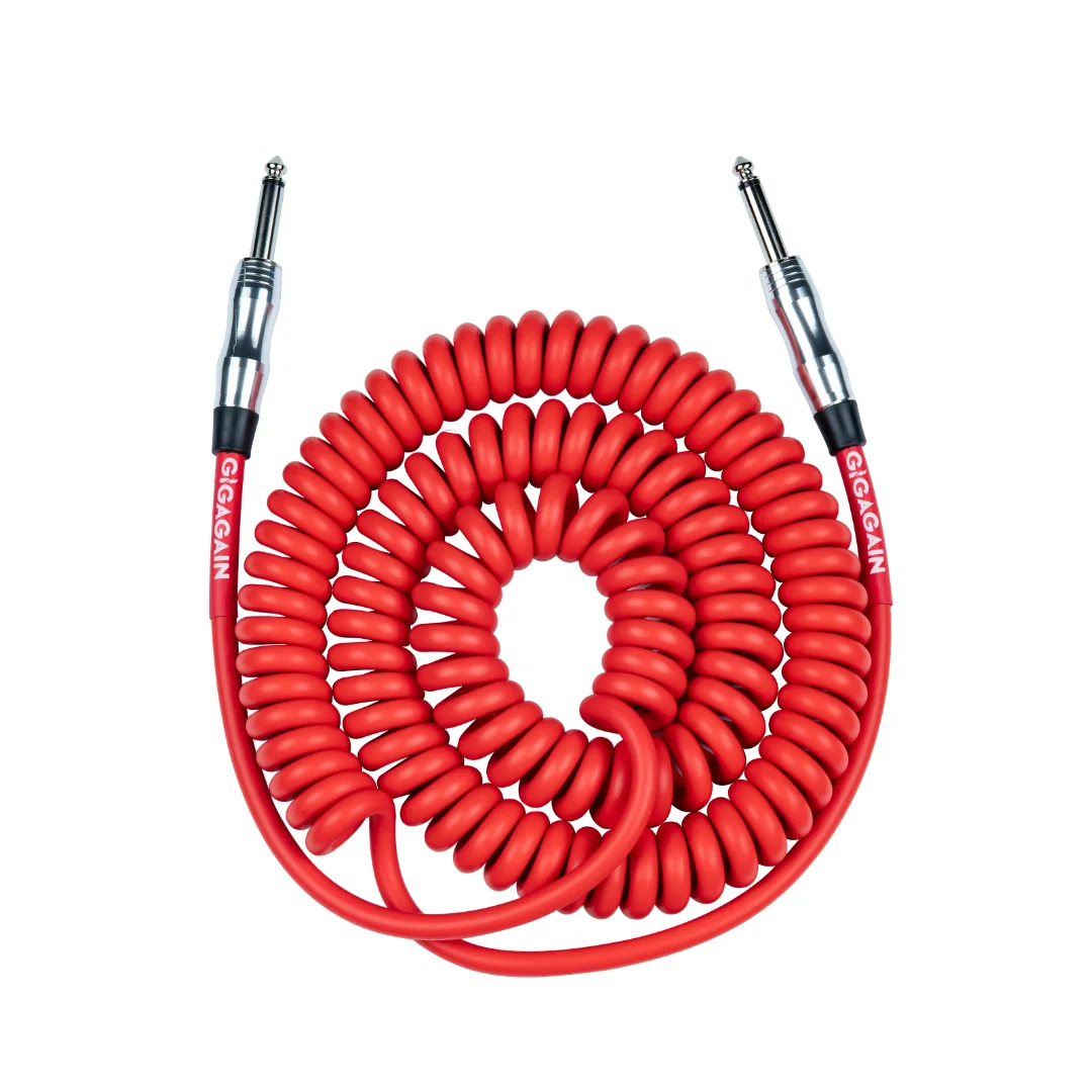 GIGAGAIN | CC600 | 20ft 樂器導線 600公分 捲捲線 電話線