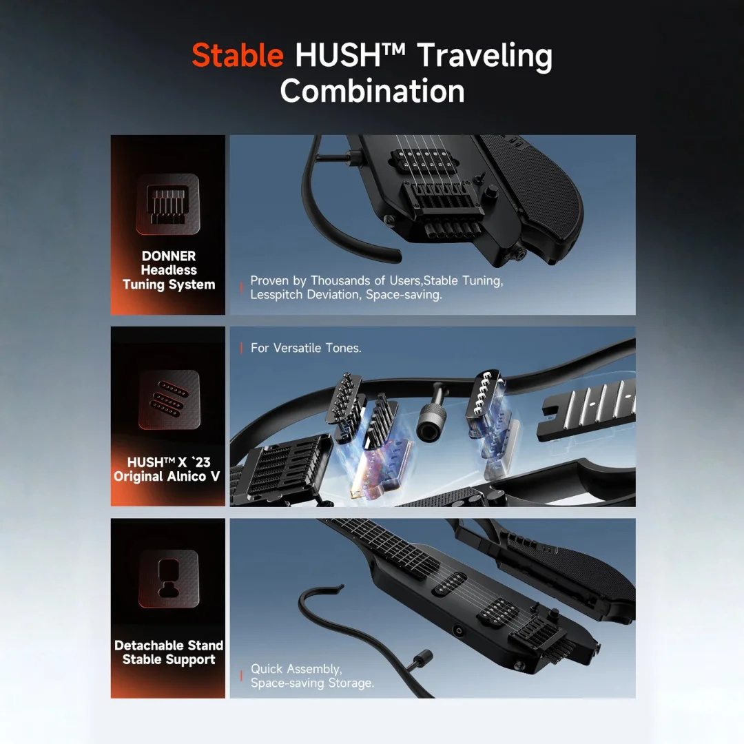 HUSH X-LIVE Bluetooth 伴奏與控制功能