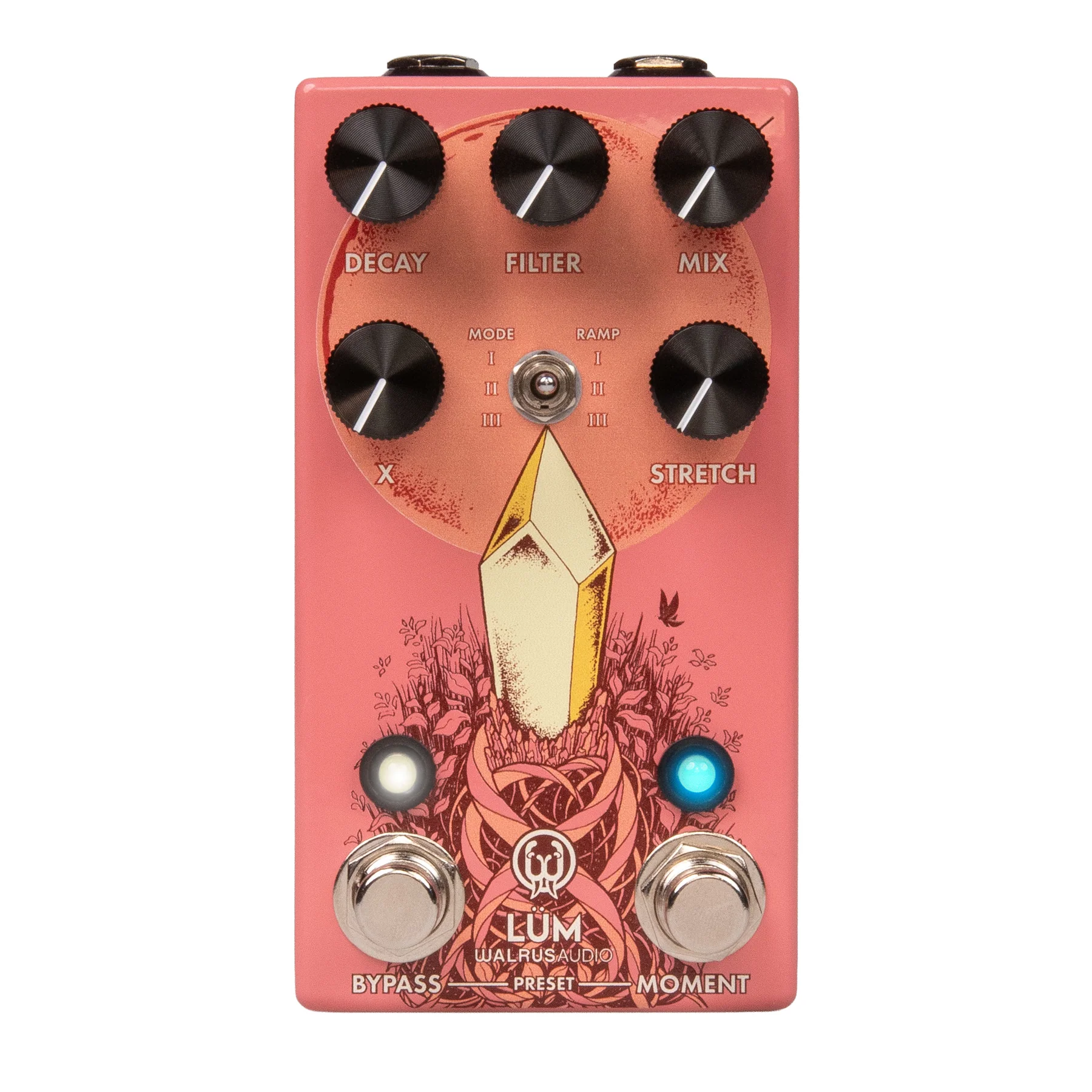Walrus Audio Lum Texture Engine 桃紅色 黑色