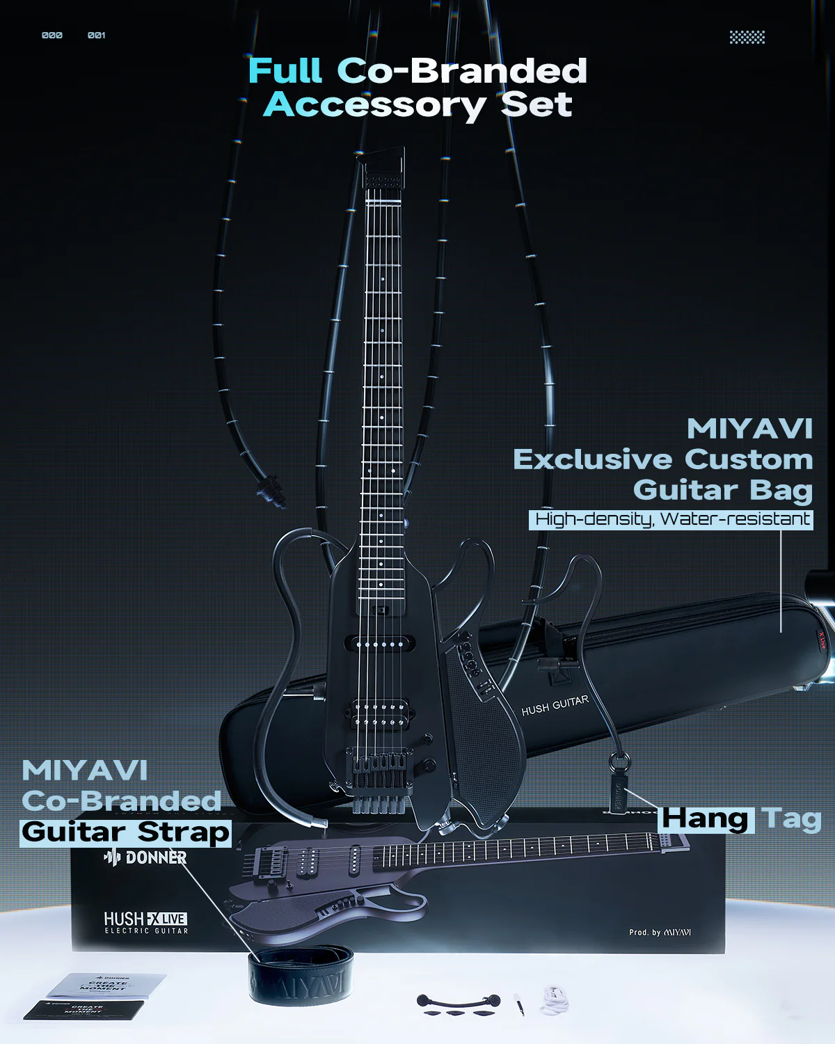 MIYAVI 共同調校 Alnico V 單線圈與雙線圈拾音器