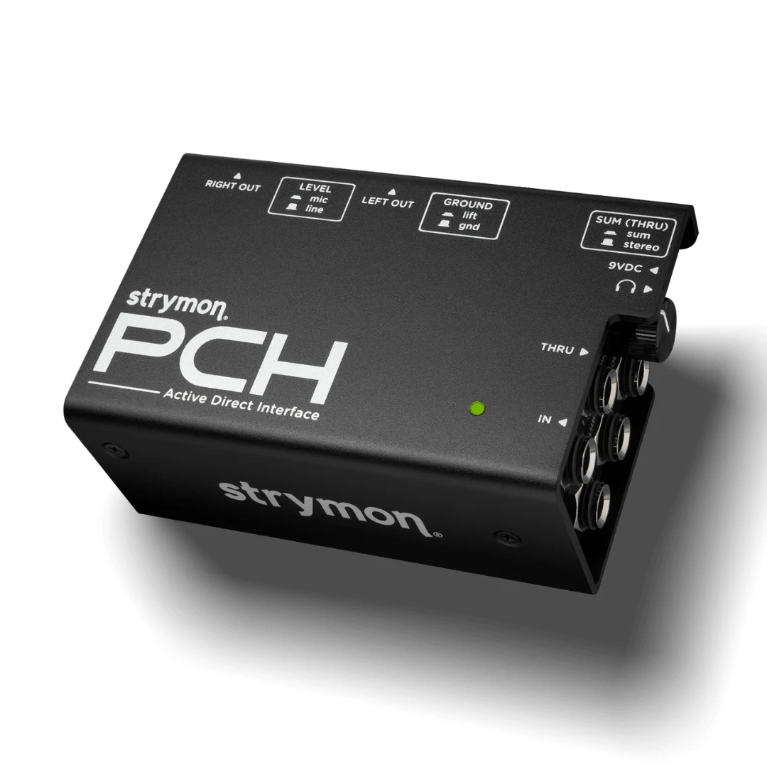 Strymon | PCH 主動式立體聲 Direct Interface | 內建耳機擴大與 XLR Mic／Line 輸出