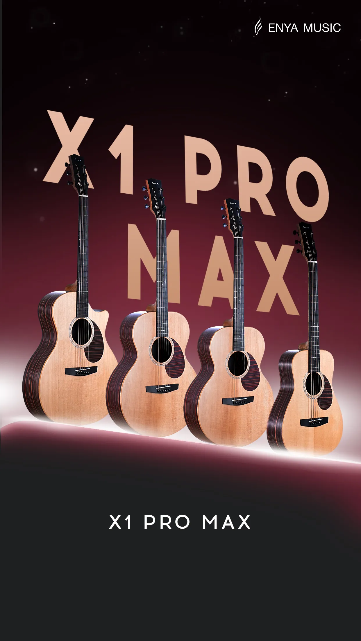 ENYA X1 Pro Max 36吋與41吋琴身比較